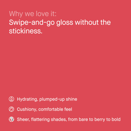 Crushed Oil-Infused Lip Gloss